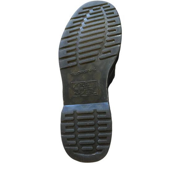 Dr Martens Rick Griffin Boots Black Size M7 W8 - Picture 11 of 12